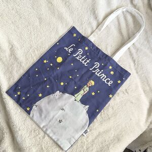 The Little Le Petit Prince Book Bag Tote Bookish Themed Gift Blue White